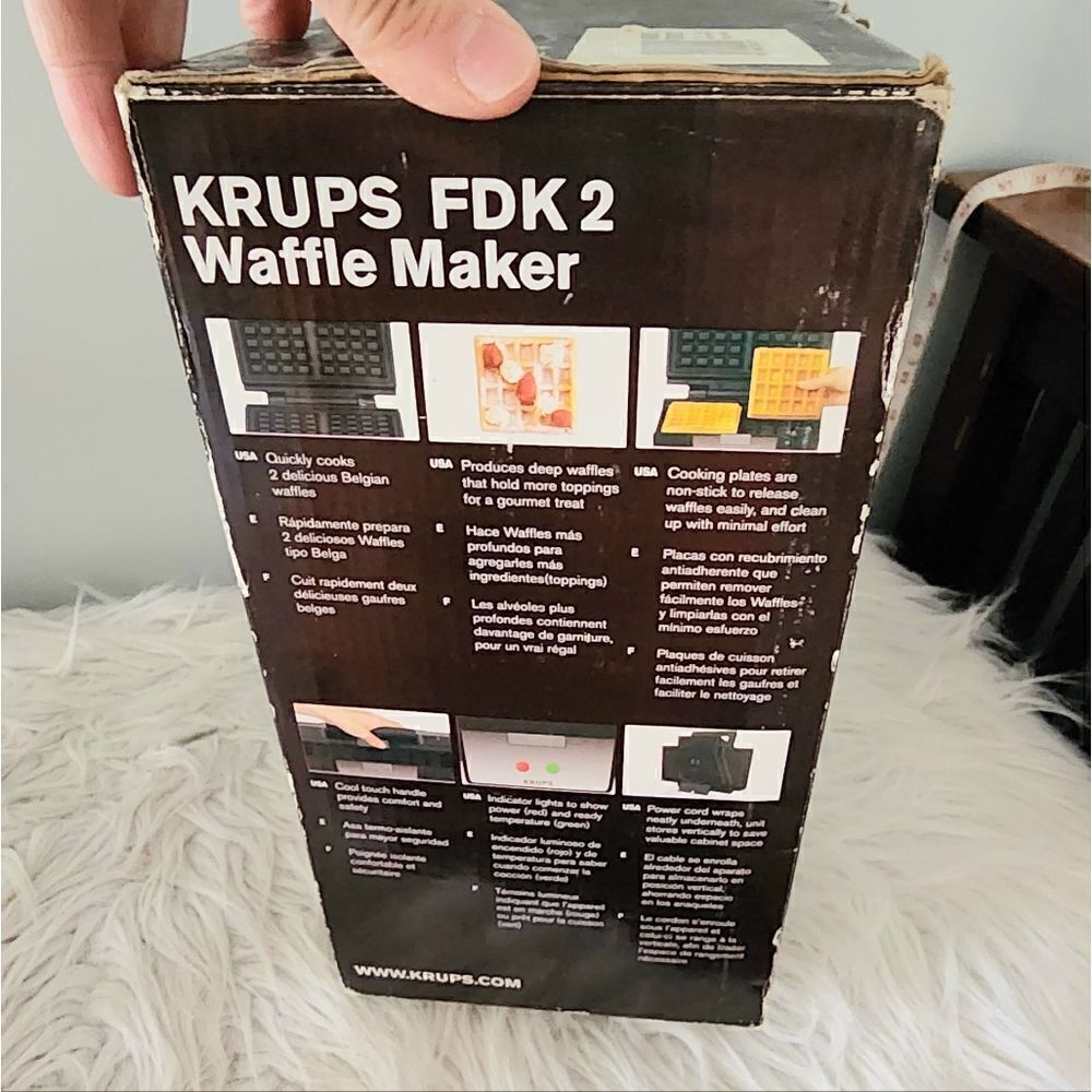 Krups FDK2 waffle maker double - Picture 9 of 11